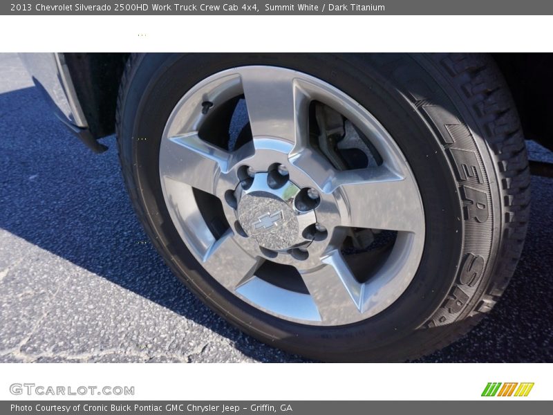 Summit White / Dark Titanium 2013 Chevrolet Silverado 2500HD Work Truck Crew Cab 4x4