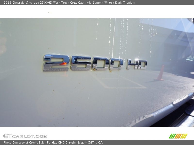 Summit White / Dark Titanium 2013 Chevrolet Silverado 2500HD Work Truck Crew Cab 4x4