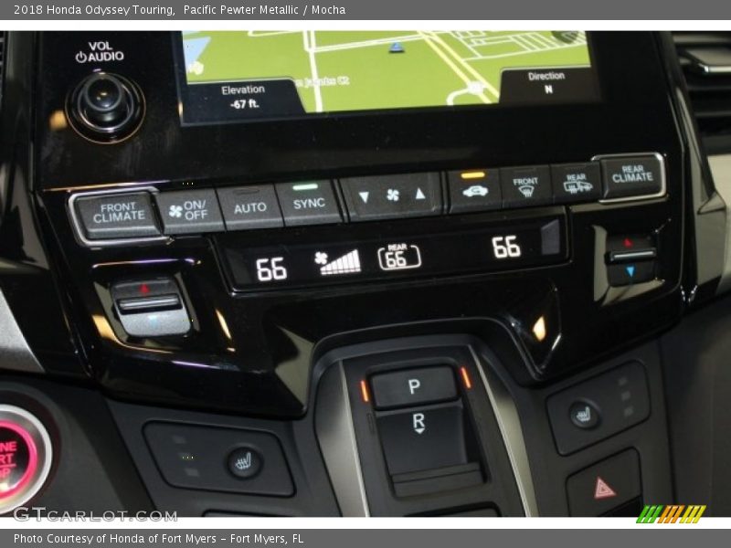 Pacific Pewter Metallic / Mocha 2018 Honda Odyssey Touring