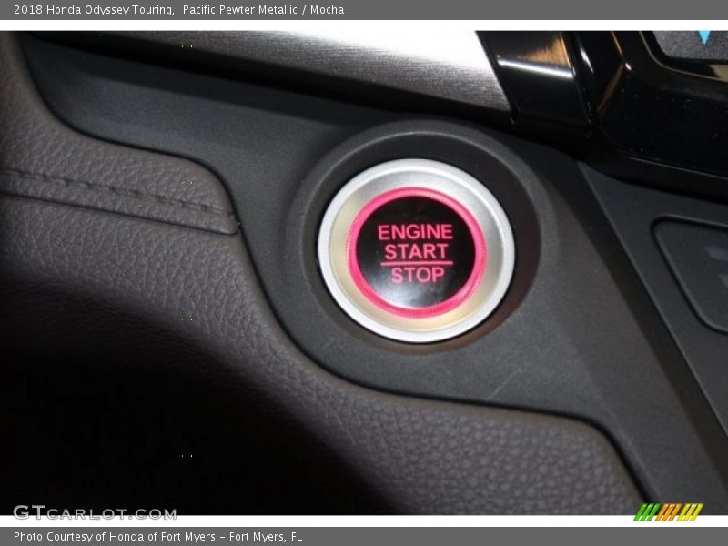 Pacific Pewter Metallic / Mocha 2018 Honda Odyssey Touring