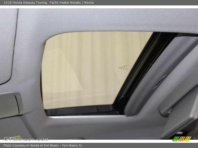 Pacific Pewter Metallic / Mocha 2018 Honda Odyssey Touring