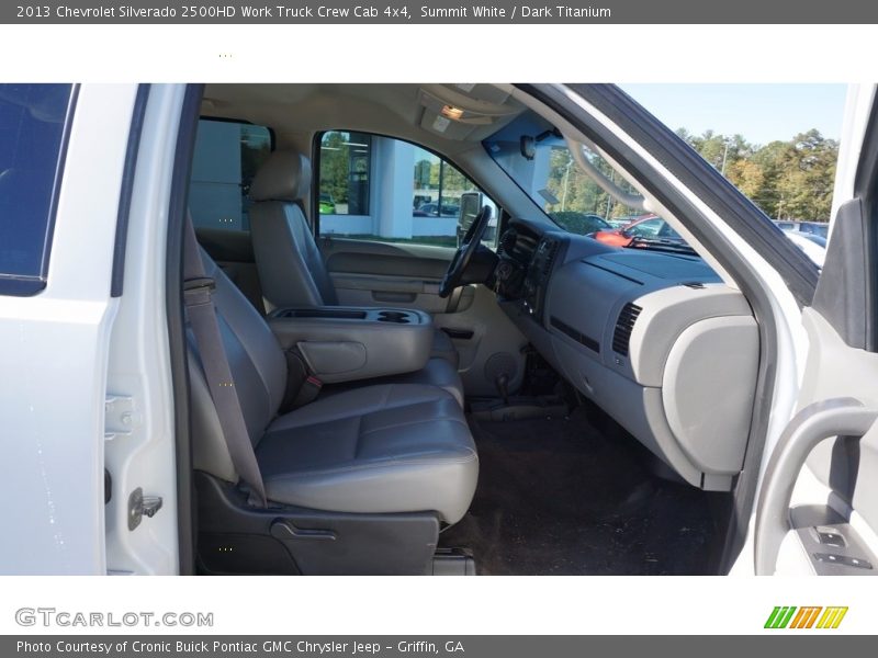 Summit White / Dark Titanium 2013 Chevrolet Silverado 2500HD Work Truck Crew Cab 4x4