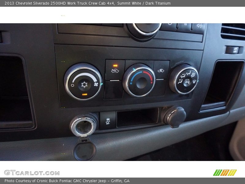 Summit White / Dark Titanium 2013 Chevrolet Silverado 2500HD Work Truck Crew Cab 4x4