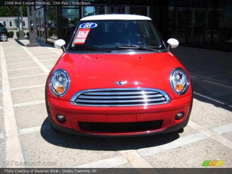 Chili Red / Grey/Black 2008 Mini Cooper Hardtop