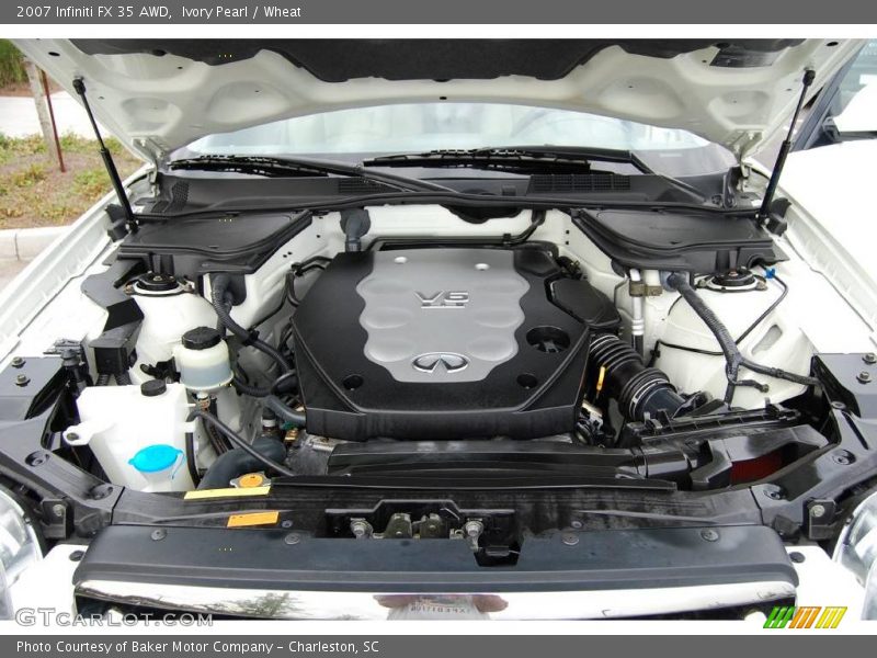 Ivory Pearl / Wheat 2007 Infiniti FX 35 AWD