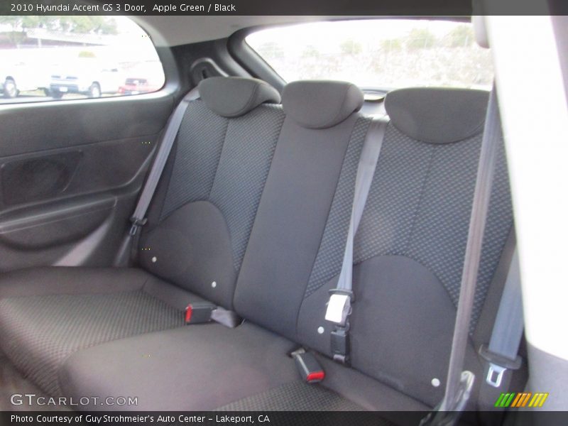Apple Green / Black 2010 Hyundai Accent GS 3 Door