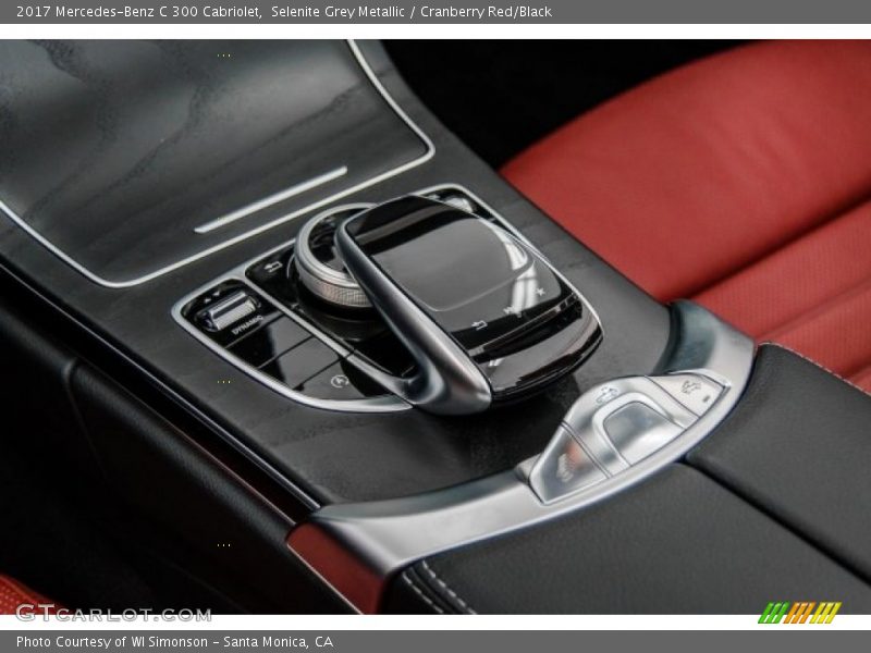 Selenite Grey Metallic / Cranberry Red/Black 2017 Mercedes-Benz C 300 Cabriolet