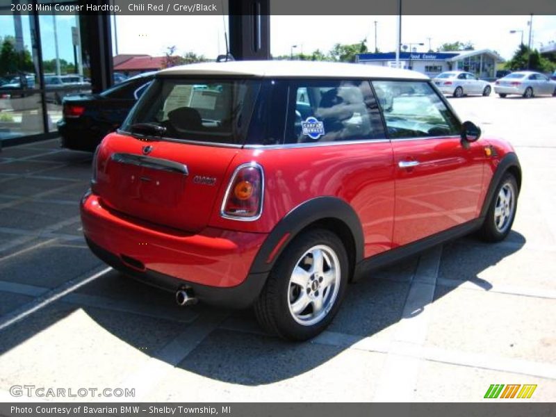 Chili Red / Grey/Black 2008 Mini Cooper Hardtop