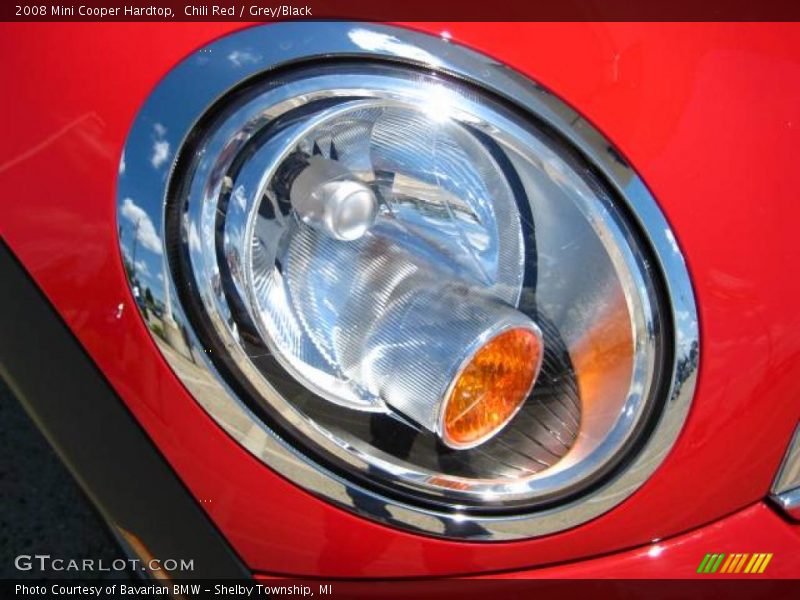 Chili Red / Grey/Black 2008 Mini Cooper Hardtop