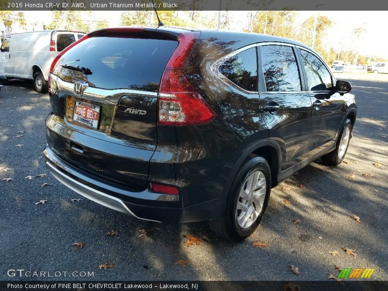 Urban Titanium Metallic / Black 2016 Honda CR-V EX AWD