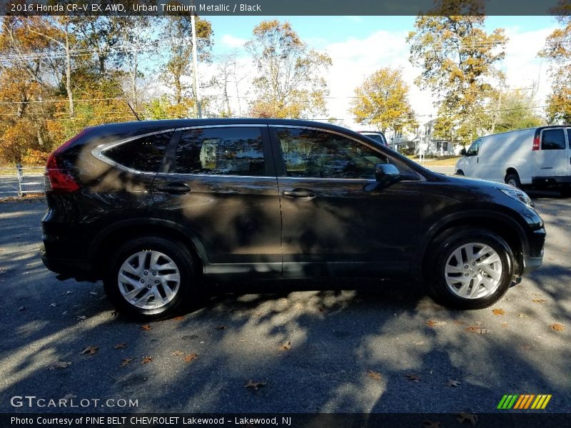 Urban Titanium Metallic / Black 2016 Honda CR-V EX AWD