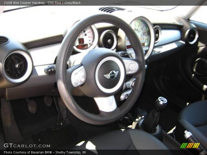 Chili Red / Grey/Black 2008 Mini Cooper Hardtop