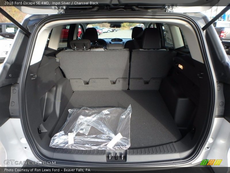 Ingot Silver / Charcoal Black 2018 Ford Escape SE 4WD