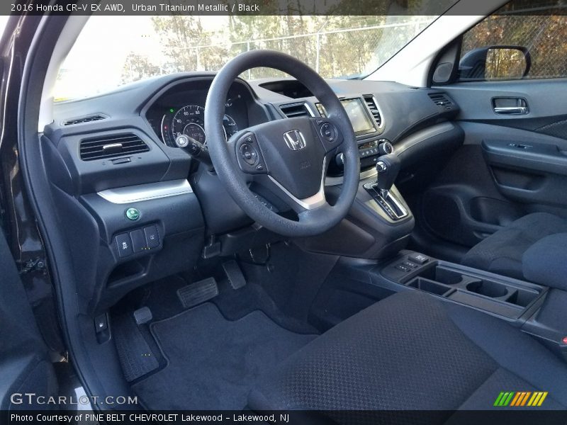 Urban Titanium Metallic / Black 2016 Honda CR-V EX AWD