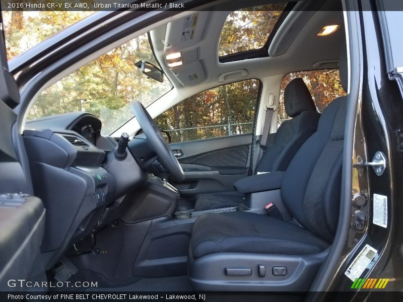 Urban Titanium Metallic / Black 2016 Honda CR-V EX AWD