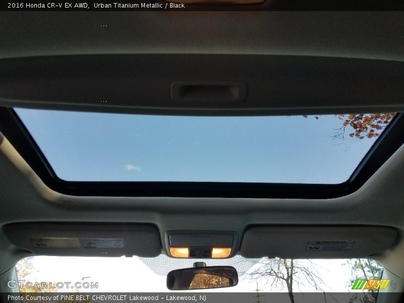 Urban Titanium Metallic / Black 2016 Honda CR-V EX AWD