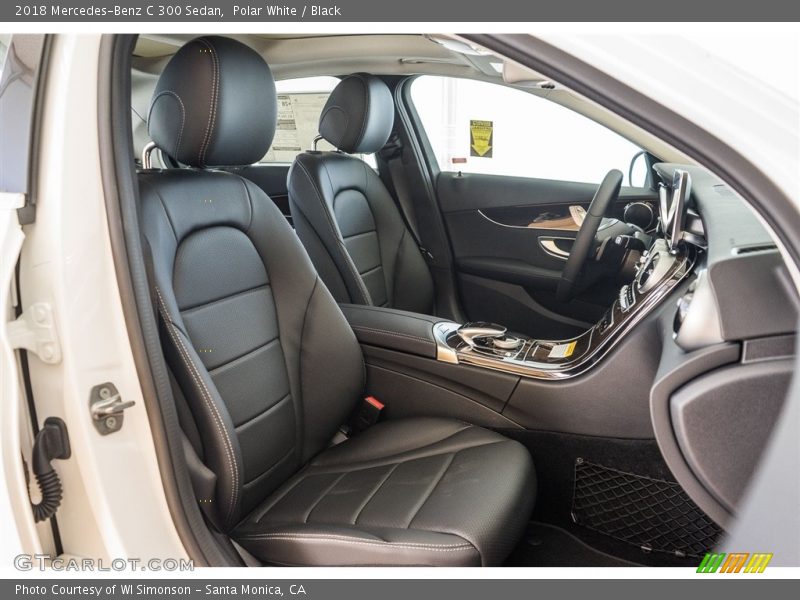 Polar White / Black 2018 Mercedes-Benz C 300 Sedan
