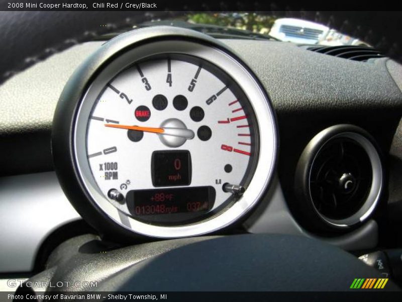 Chili Red / Grey/Black 2008 Mini Cooper Hardtop