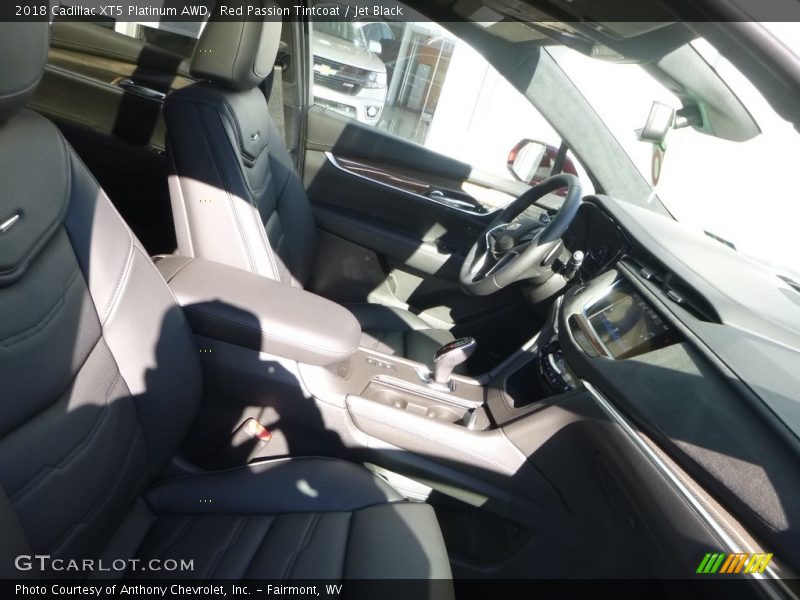 Red Passion Tintcoat / Jet Black 2018 Cadillac XT5 Platinum AWD