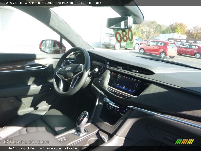 Red Passion Tintcoat / Jet Black 2018 Cadillac XT5 Platinum AWD