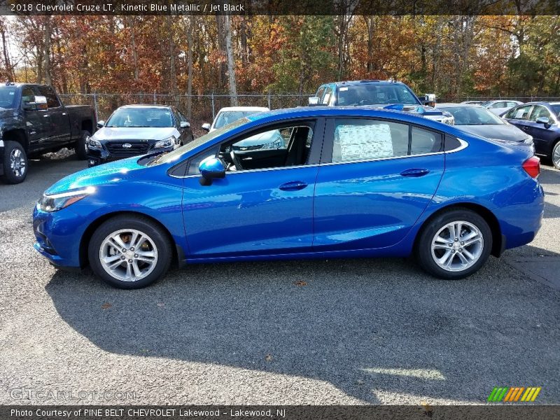 Kinetic Blue Metallic / Jet Black 2018 Chevrolet Cruze LT