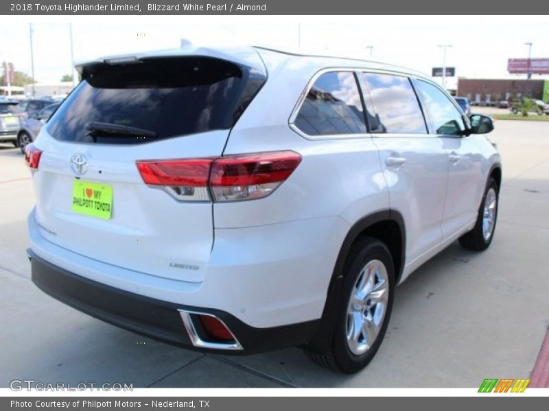 Blizzard White Pearl / Almond 2018 Toyota Highlander Limited