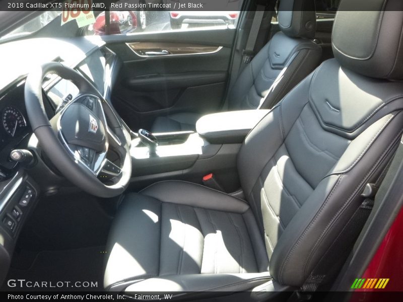 Red Passion Tintcoat / Jet Black 2018 Cadillac XT5 Platinum AWD