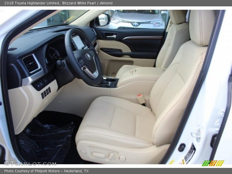 Blizzard White Pearl / Almond 2018 Toyota Highlander Limited