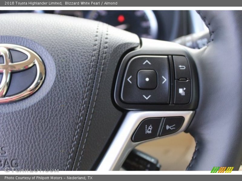 Blizzard White Pearl / Almond 2018 Toyota Highlander Limited