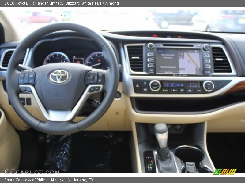 Blizzard White Pearl / Almond 2018 Toyota Highlander Limited
