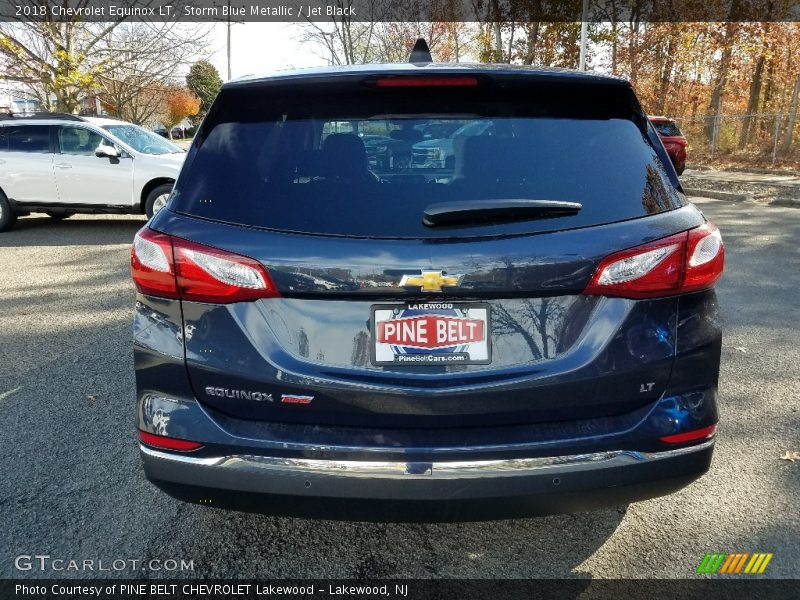 Storm Blue Metallic / Jet Black 2018 Chevrolet Equinox LT
