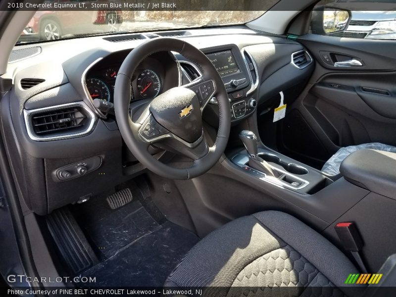 Storm Blue Metallic / Jet Black 2018 Chevrolet Equinox LT