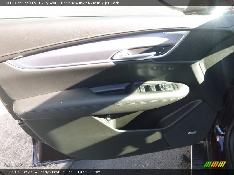 Deep Amethyst Metallic / Jet Black 2018 Cadillac XT5 Luxury AWD