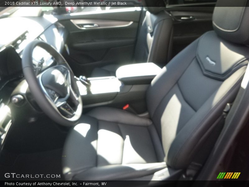 Deep Amethyst Metallic / Jet Black 2018 Cadillac XT5 Luxury AWD