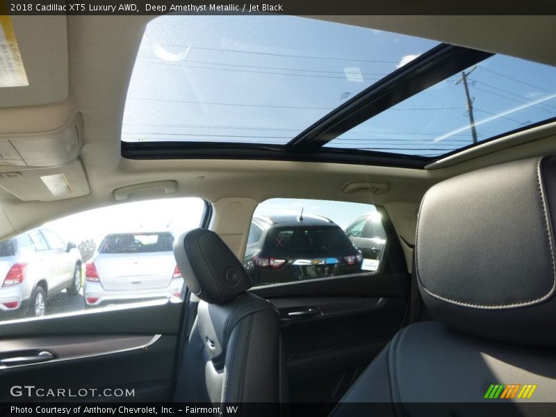 Deep Amethyst Metallic / Jet Black 2018 Cadillac XT5 Luxury AWD