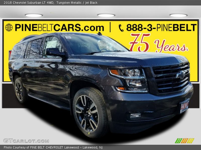 Tungsten Metallic / Jet Black 2018 Chevrolet Suburban LT 4WD
