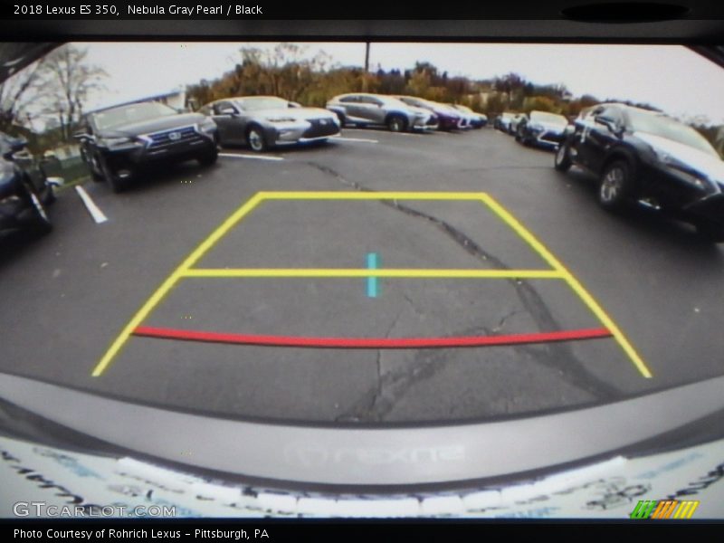 Nebula Gray Pearl / Black 2018 Lexus ES 350