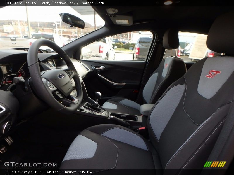 Front Seat of 2018 Focus ST Hatch