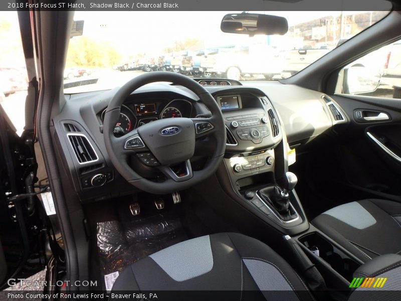  2018 Focus ST Hatch Charcoal Black Interior