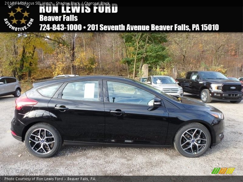 Shadow Black / Charcoal Black 2018 Ford Focus SEL Hatch