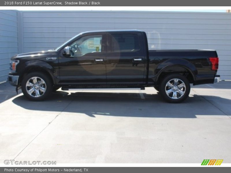 Shadow Black / Black 2018 Ford F150 Lariat SuperCrew