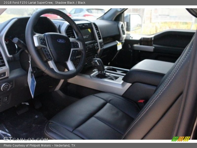 Shadow Black / Black 2018 Ford F150 Lariat SuperCrew