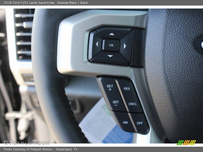 Shadow Black / Black 2018 Ford F150 Lariat SuperCrew