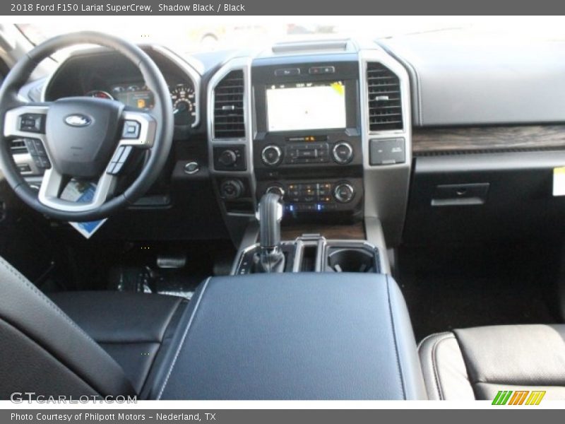 Shadow Black / Black 2018 Ford F150 Lariat SuperCrew
