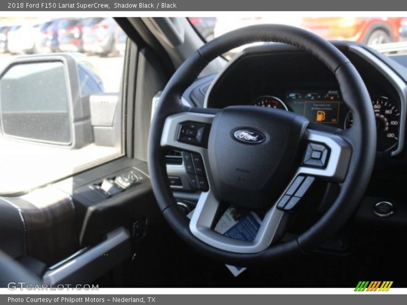 Shadow Black / Black 2018 Ford F150 Lariat SuperCrew