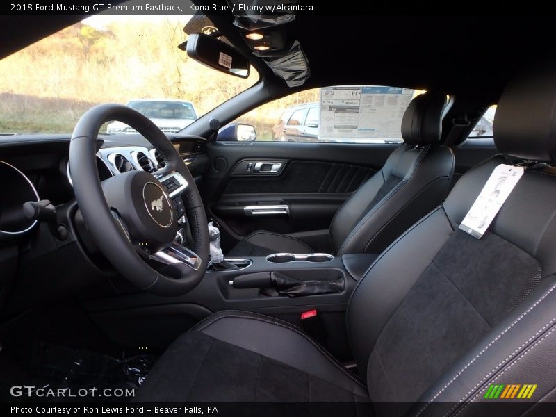 Front Seat of 2018 Mustang GT Premium Fastback