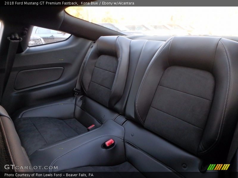 Rear Seat of 2018 Mustang GT Premium Fastback