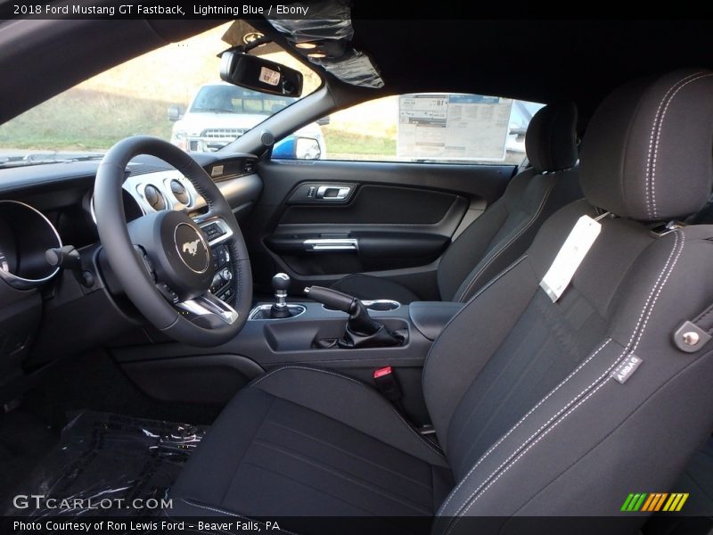Front Seat of 2018 Mustang GT Fastback