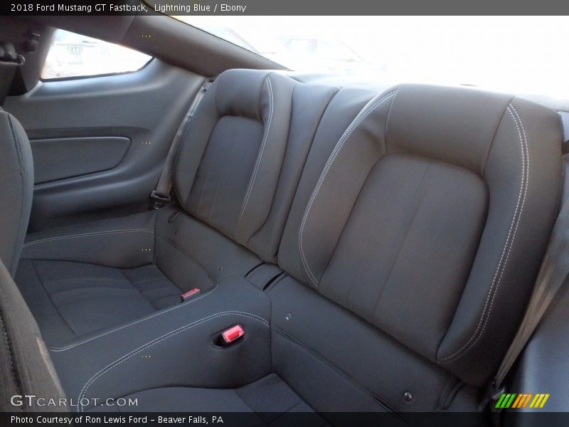 Rear Seat of 2018 Mustang GT Fastback