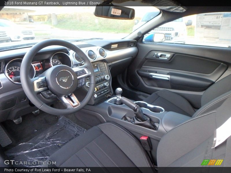 2018 Mustang GT Fastback Ebony Interior